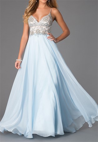 long formal strap gown dress