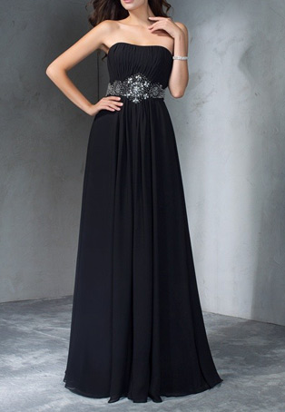 black chiffon dresses