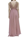 purple embellished gown