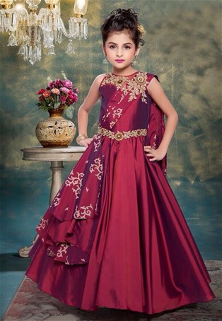 designer gown for kids