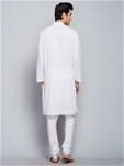 white cotton kurta pyjamas