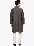 dark grey cotton kurta pyjamas