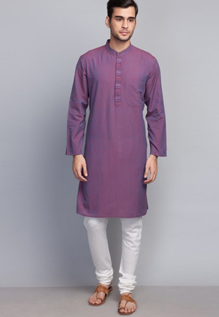 wine cotton kurta pyjamas