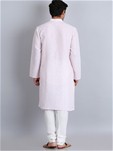 pink cotton long kurta paijama