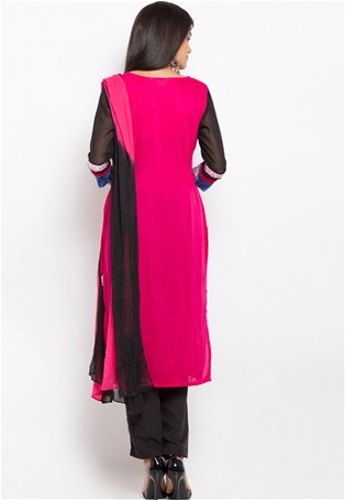 readymade pink cotton salwar kameez