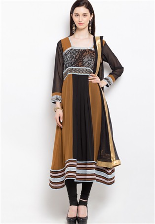 brown cotton shalwar kameez