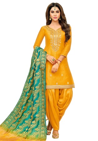 mustard yellow patiala