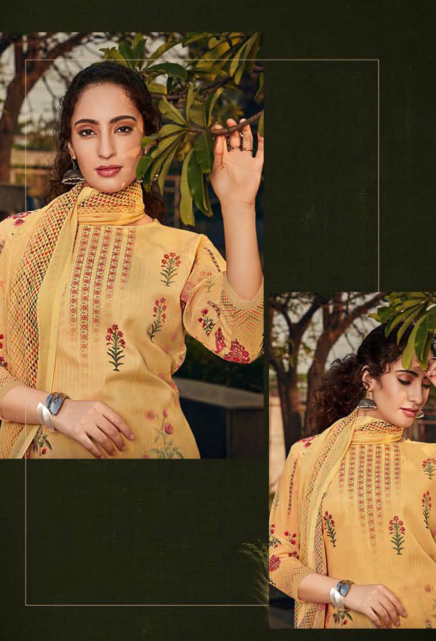 sharara in yellow colour