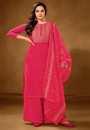 pink pure cotton lawn sharara salwar kameez