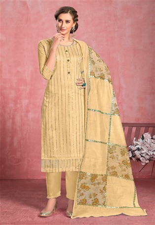 yellow modal cotton straight pant salwar kameez