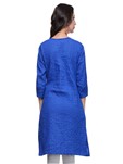 blue cotton kurti
