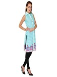 blue cotton kurti