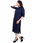 navy rayon kurtis