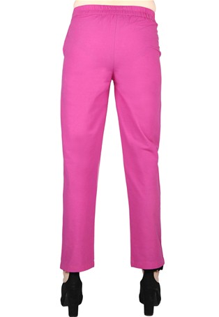 light purple cotton bottom trouser