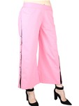 baby pink cotton bottom trouser