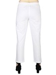 white cotton bottom trouser