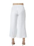 white reyon semi patiala trousers